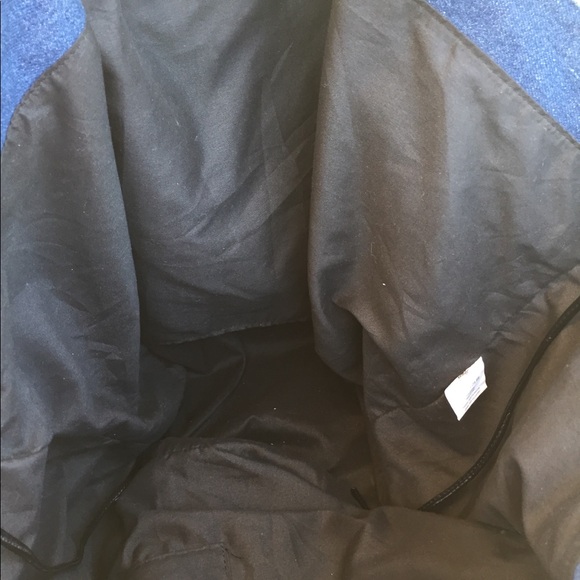 Mia bag denim tote with short black handles - Picture 4 of 5